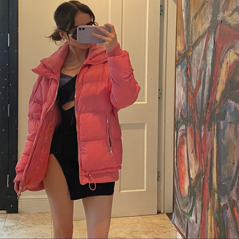 Pretty Little Thing Pink Puffer Jacket